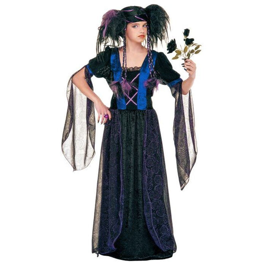 Gothic Princess  Dress, Headpiece With Veil 