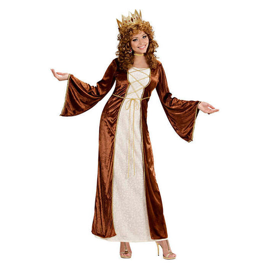 Medieval Princess  Dress, Choker, Crown Wiht Gems 