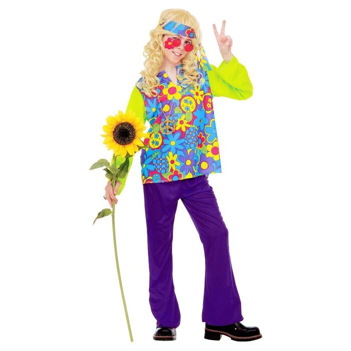Hippie  Shirt, Pants, Headband, Necklace 