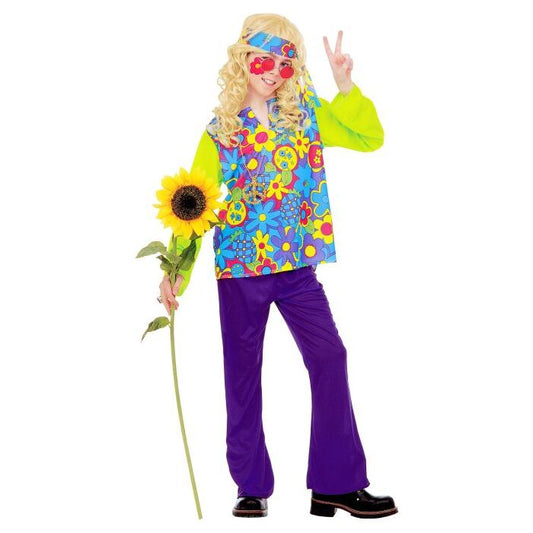 Hippie  Shirt, Pants, Headband, Necklace 
