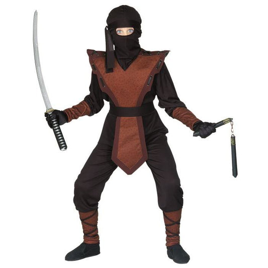 Ninja  Jumpsuit, Chestpiece, Mask, Headband 
