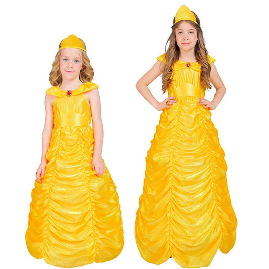 Beauty Queen  Dress With Wire Hoop, Belt, Headpiece 