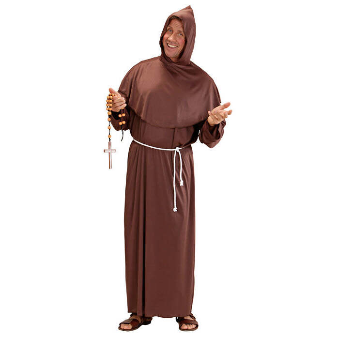 Monk  Hooded Robe, Belt 