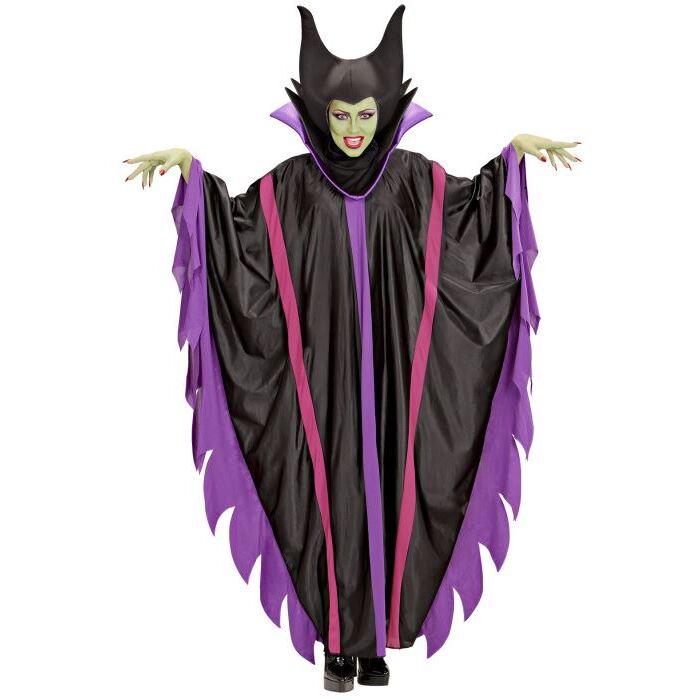 Malefizia  Dress With Stand-Up Collar, Hat 
