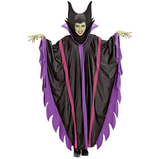 Malefizia  Dress With Stand-Up Collar, Hat 