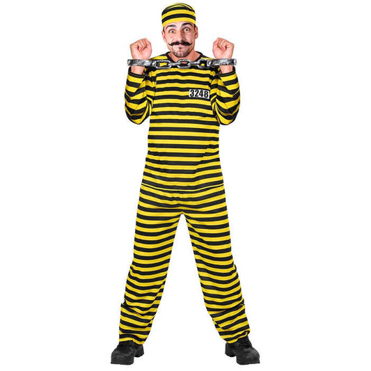 Convict Yellow/Black  Coat, Pants, Hat 