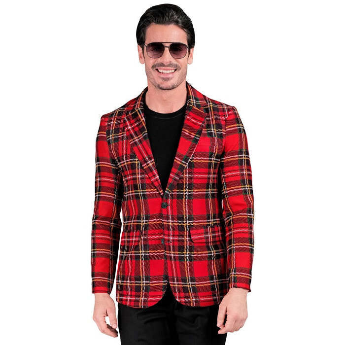 Tartan Party Fashion Jacket  Jacket 