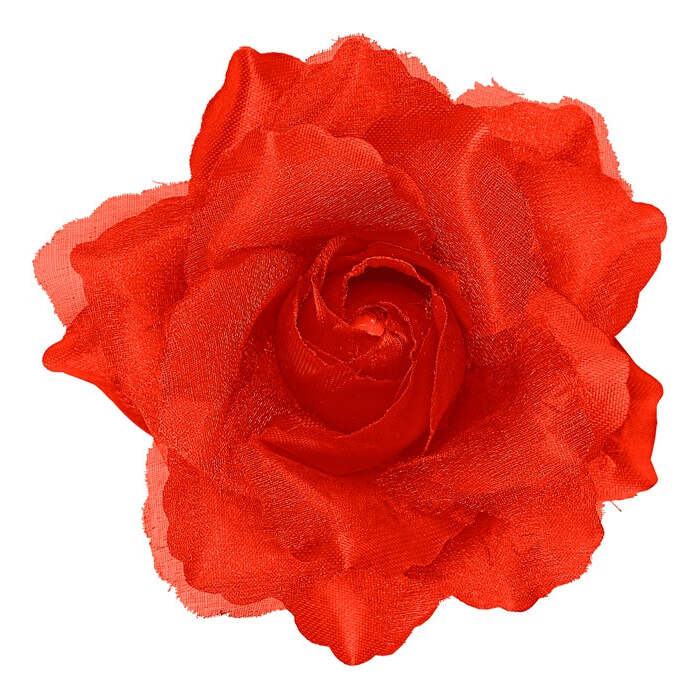Red Rose Hair Clip 