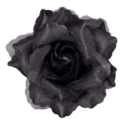 Black Rose Hair Clip 