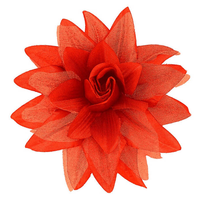 Red Flower Hair Clip 