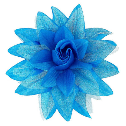 Azure Flower Hair Clip 