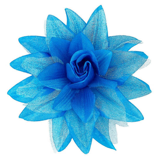 Azure Flower Hair Clip 