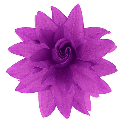 Purple Flower Hair Clip 