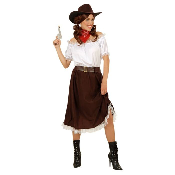 Cowgirl  Shirt, Skirt, Belt, Hat 