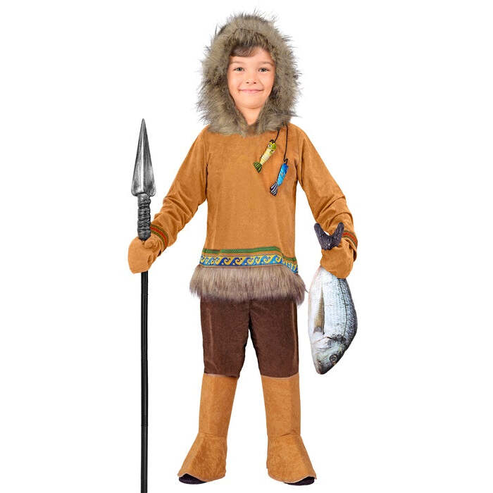 Eskimo  Hooded Coat, Pants, Gloves, Boot Covers 