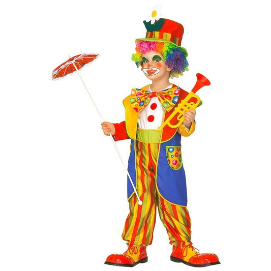 Clown  Jumpsuit, Coat, Bow Tie, Hat 
