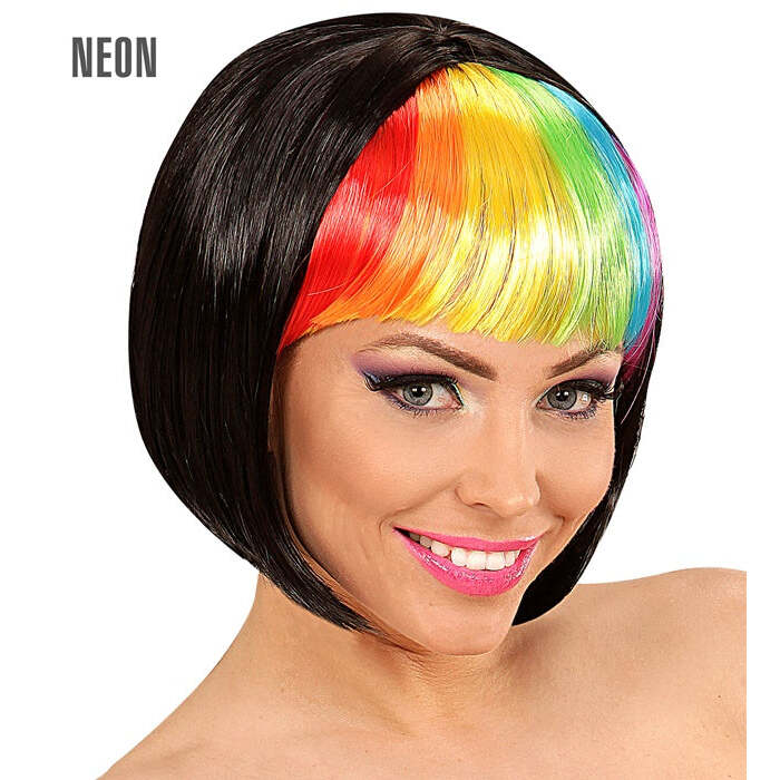 Rainbow Rave Wig In Box