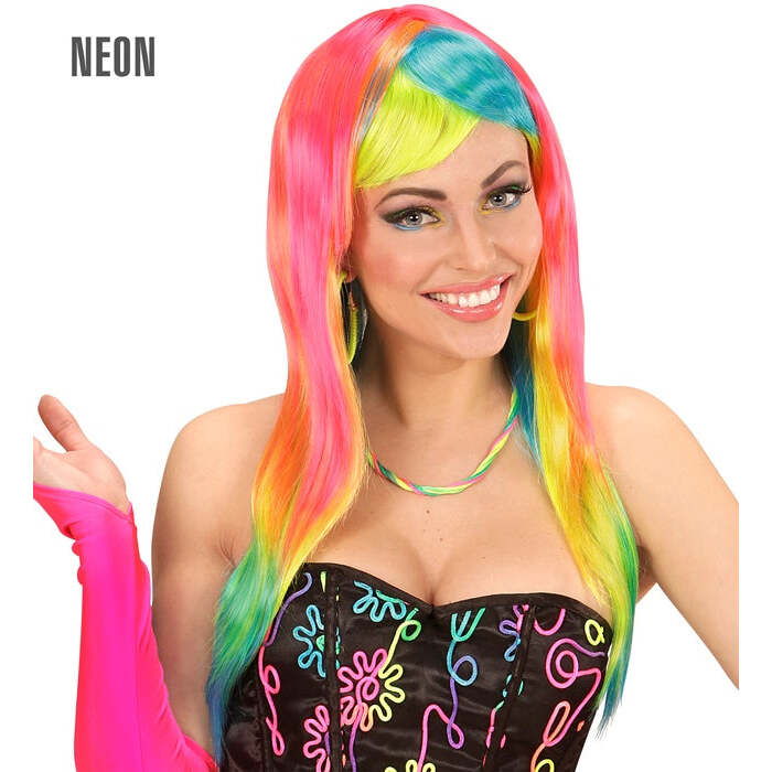 Neon Fashion Wig In Box