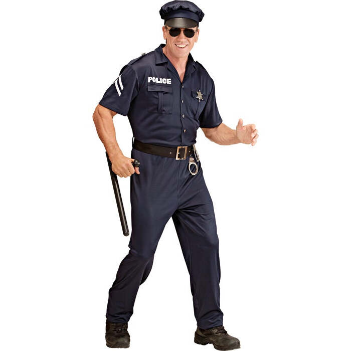 Police Officer  Jumpsuit, Belt, Hat 