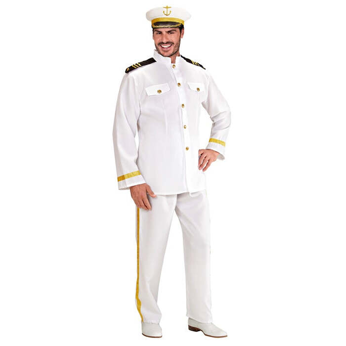 Navy Captain  Jacket, Pants, Hat 