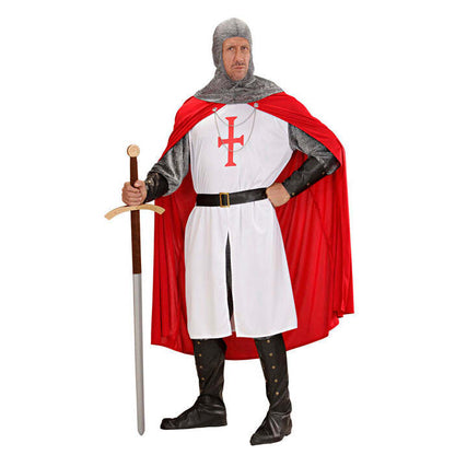 Crusader  Long Coat, Pants, Belt, Armbands, Helmet, Boot Covers, Cape 