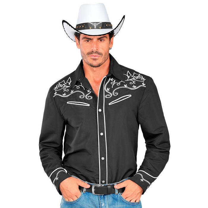 Black Western Cowboy Shirt