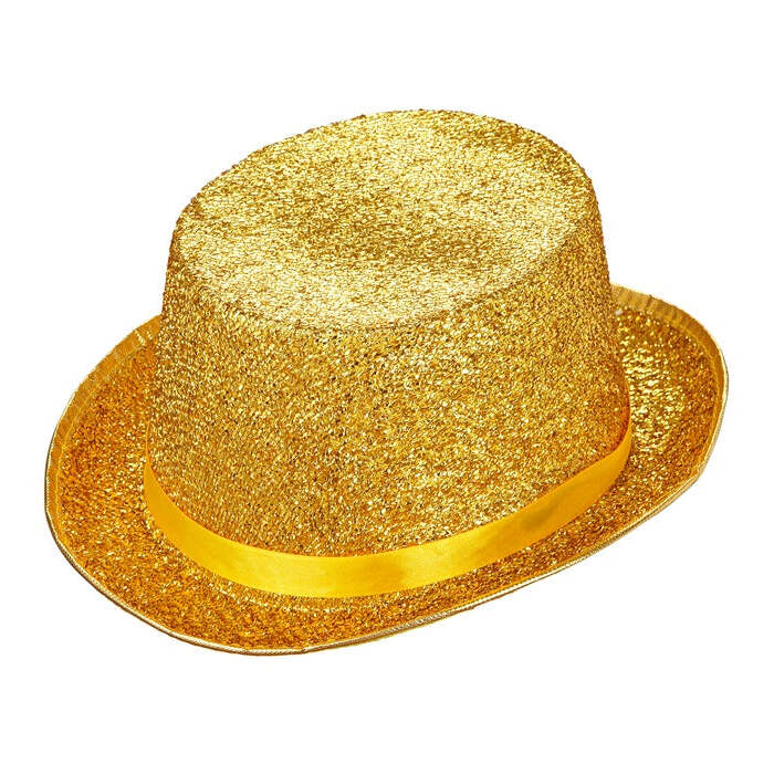Top Hat Lurex Gold 12 Cm
