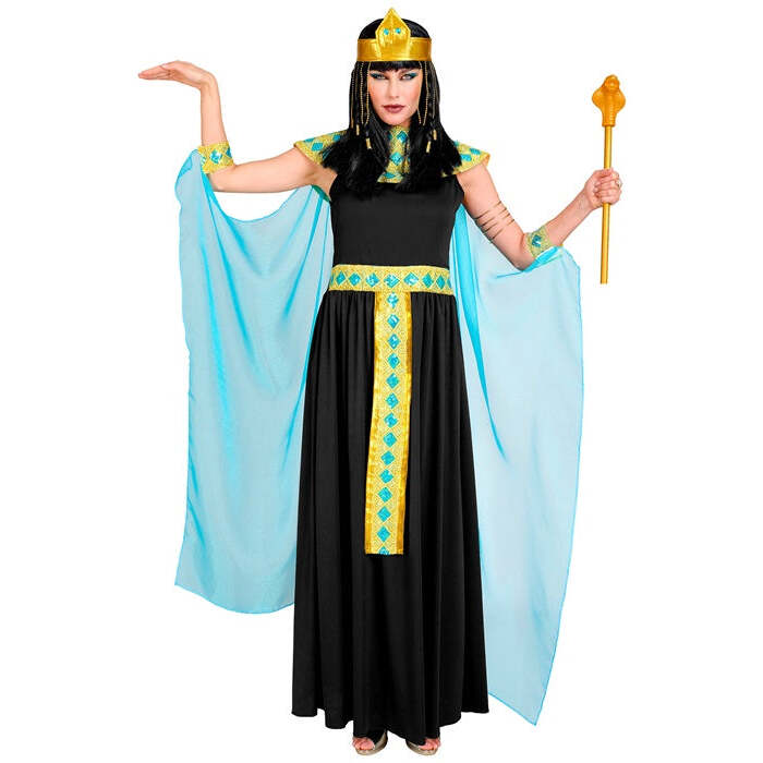 Cleopatra  Dress With Belt, Collar, Cuffs, Headpiece, Cape 