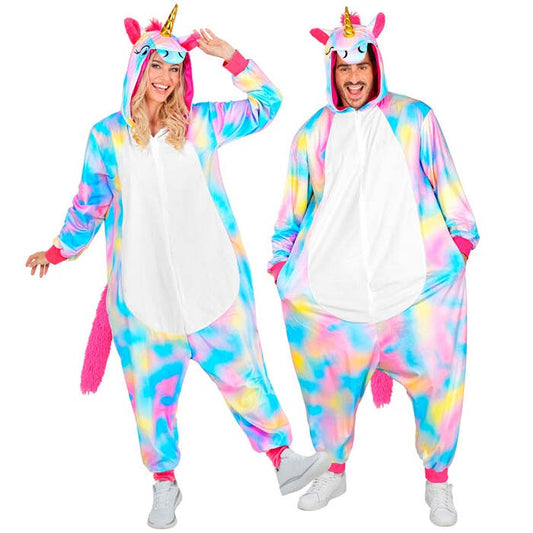 Plush Onesie Unicorn  Hooded Jumpsuit 