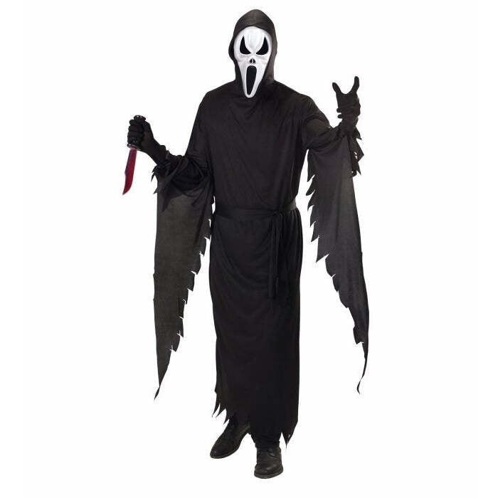 Screaming Ghost  Hooded Robe, Belt, Mask 