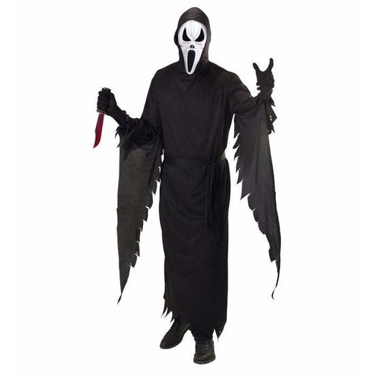 Screaming Ghost  Hooded Robe, Belt, Mask 