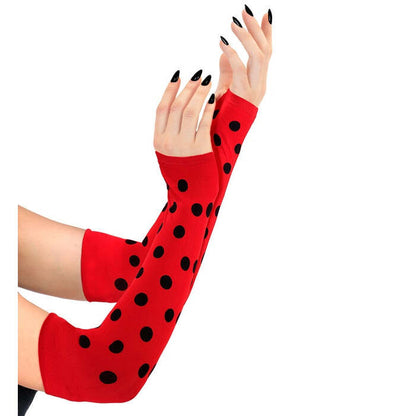 Fingerless Ladybug Gloves - 33 Cm