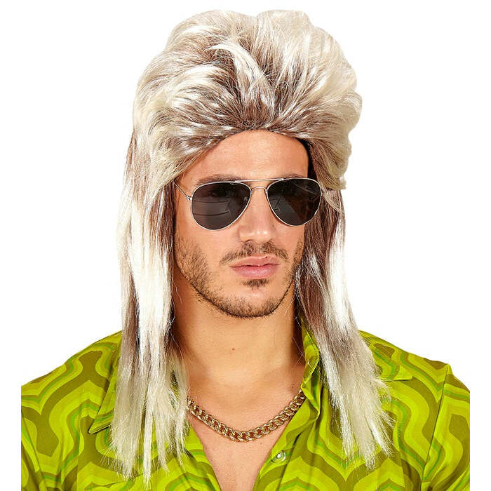 Blond Vokuhila Wig In Polybag