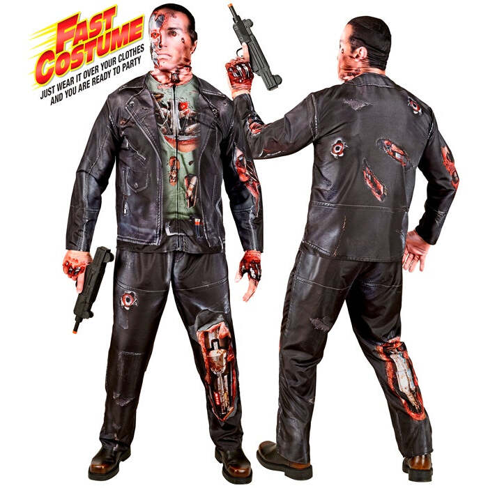 Cyborg Fast Costume  Jacket, Pants, Gloves, Mask 