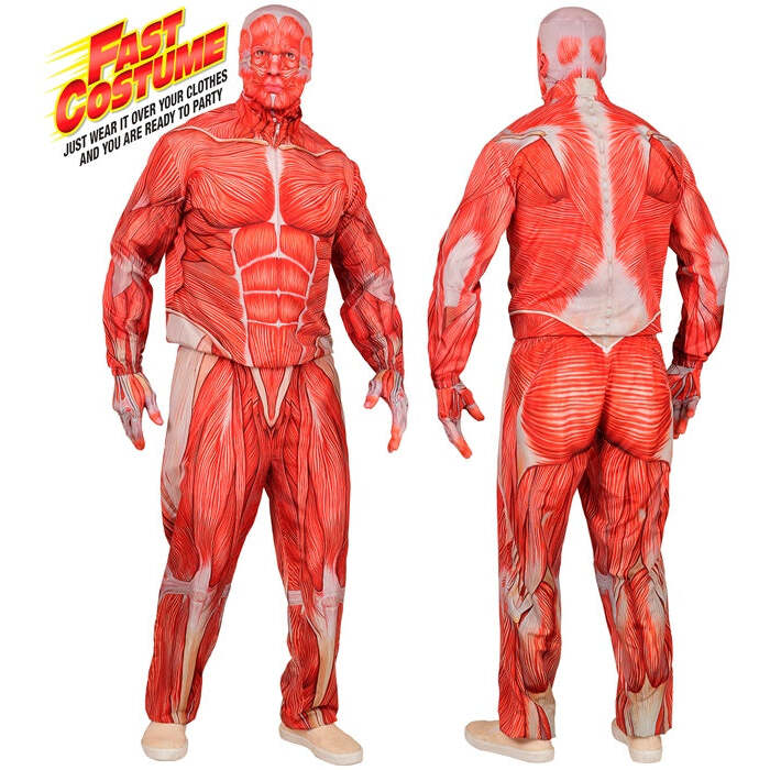 Anatomy Fast Costume  Jacket, Pants, Gloves, Mask 