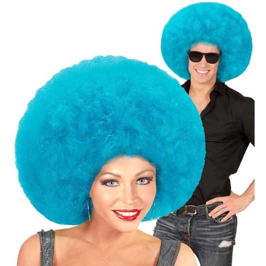 Top Quality Azure Oversized Afro Wig In Polybag