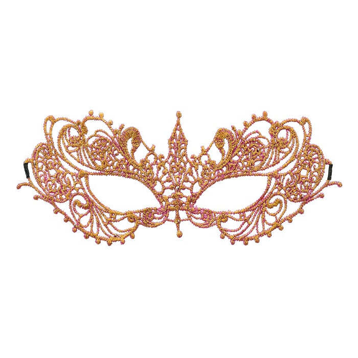 Metallic Purple Lace Eyemask