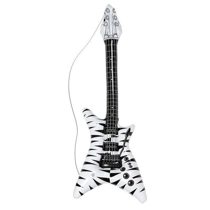 Inflatable Zebra Rockstar Guitar 95 Cm
