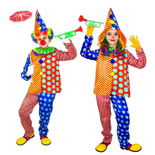 Clown  Coat With Ruff, Pants, Hat 