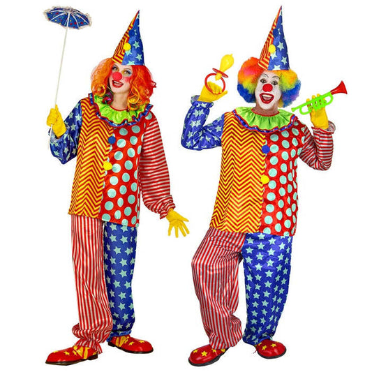 Clown  Coat With Ruff, Pants, Hat 