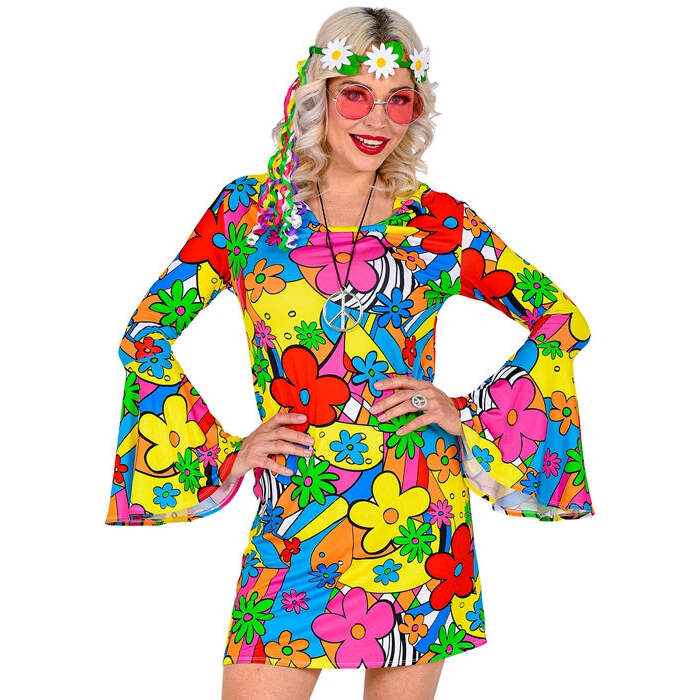 The 60S Fashion - Flower Power”   Dress 