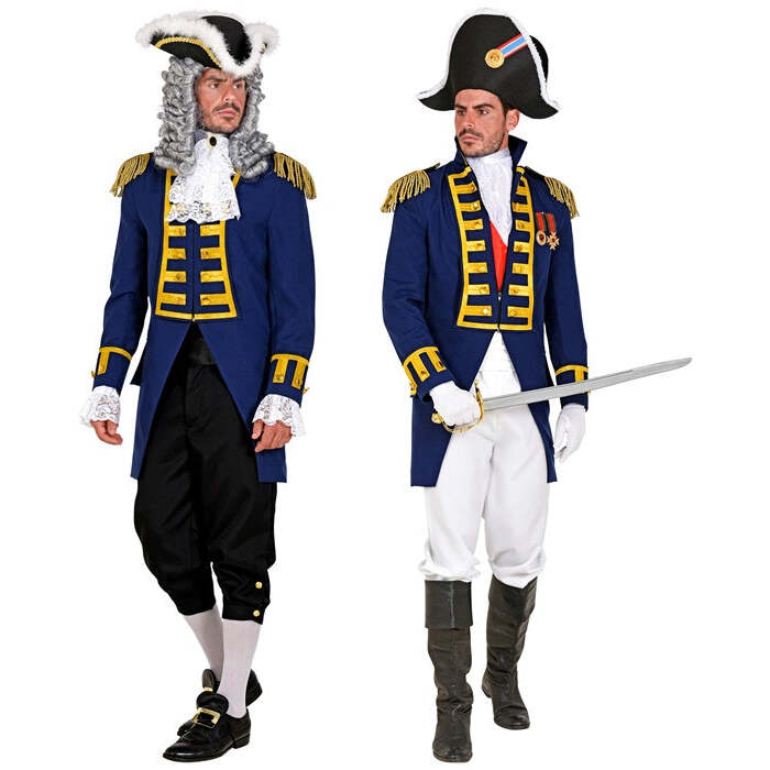 Blue Parade Coat For Man