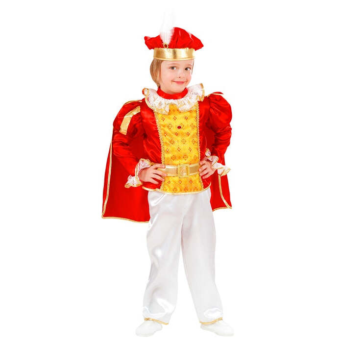Fairy Tale Prince  Coat With Cape, Pants, Belt, Hat 