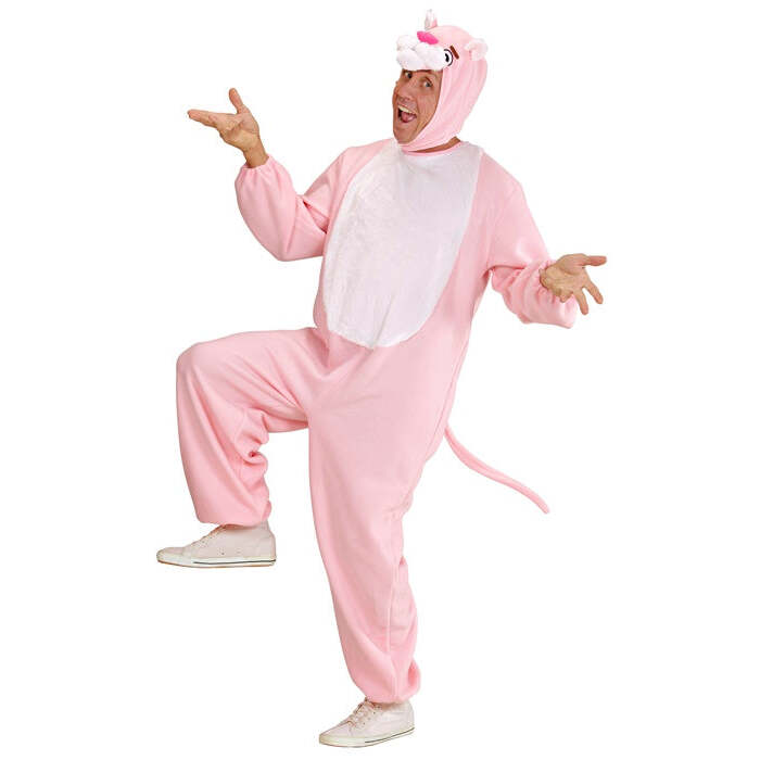 Funny Panther  Jumpsuit, Headpiece With Mask 