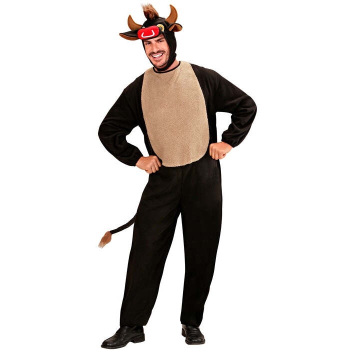 Bull  Jumpsuit With Buttocks, Headpiece With Mask 