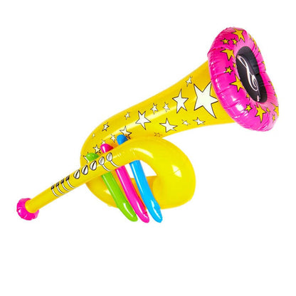 Yellow Inflatable Tuba 63 Cm