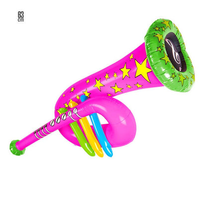 Pink Inflatable Tuba 63 Cm