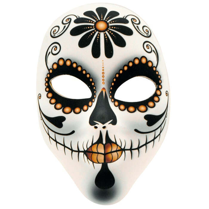 Señora Dia De Los Muertos Fabric Mask
