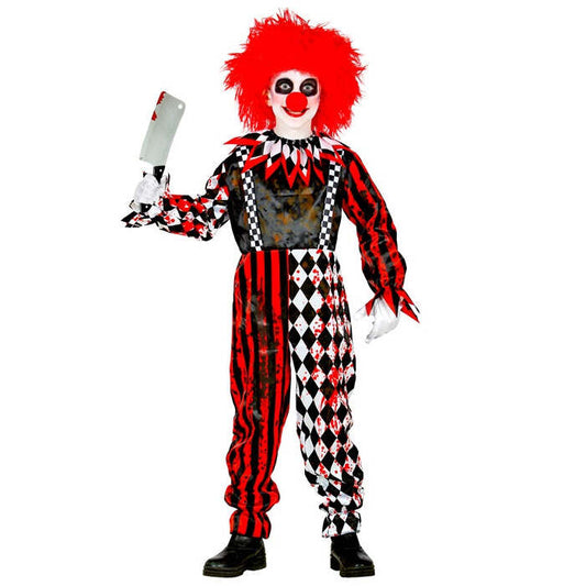 Horror Clown  Jumpsuit, Collar 