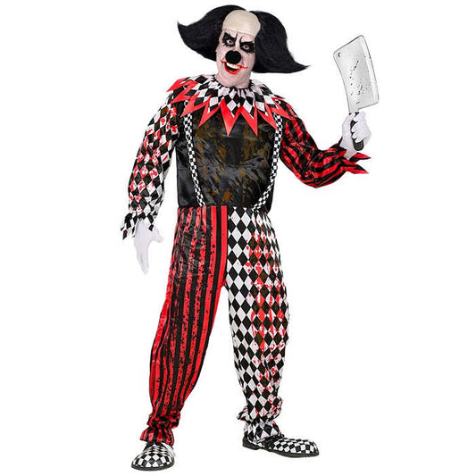 Horror Clown  Jumpsuit, Collar 